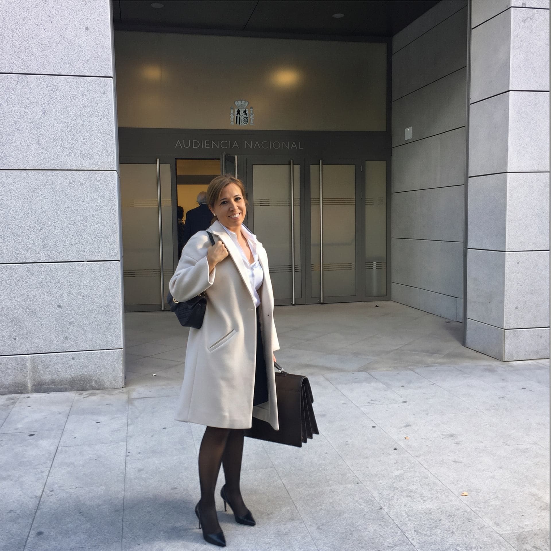 Carmen Ventoso Blanco en la Audiencia Nacional de Madrid