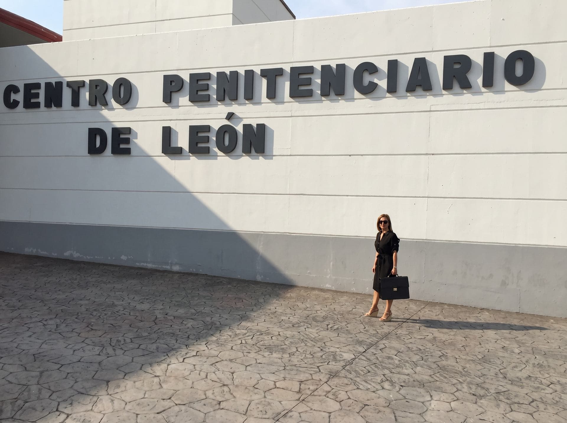 Carmen Ventoso Blanco en el Centro Penitenciario de León