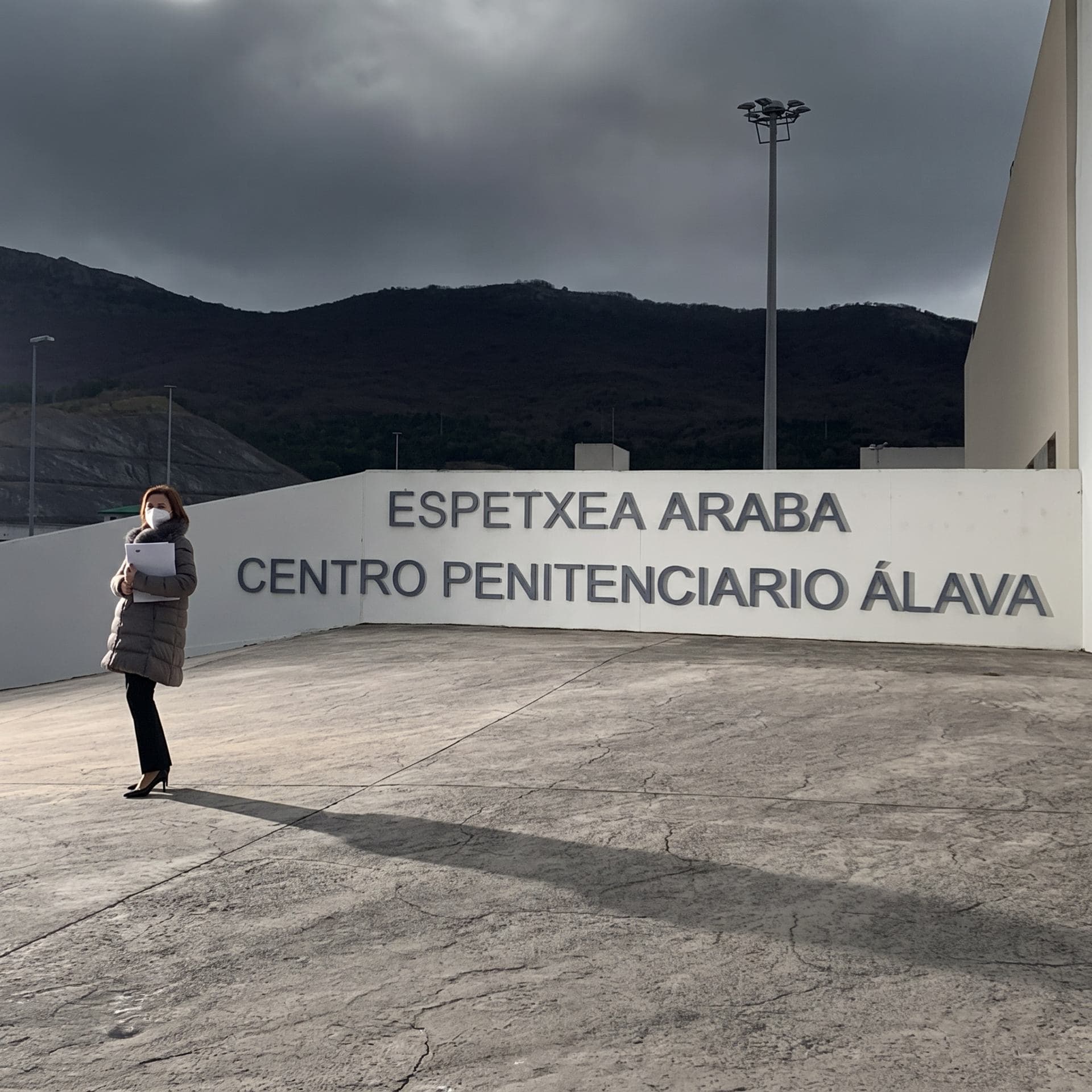 Carmen Ventoso Blanco en el Centro Penitenciario de Álava